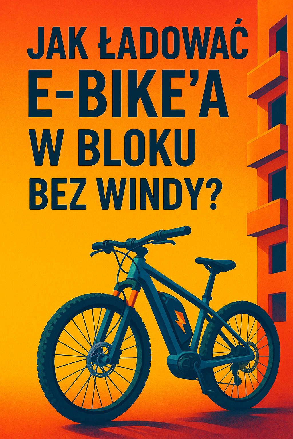 Jak ładować e-bike’a w bloku bez windy