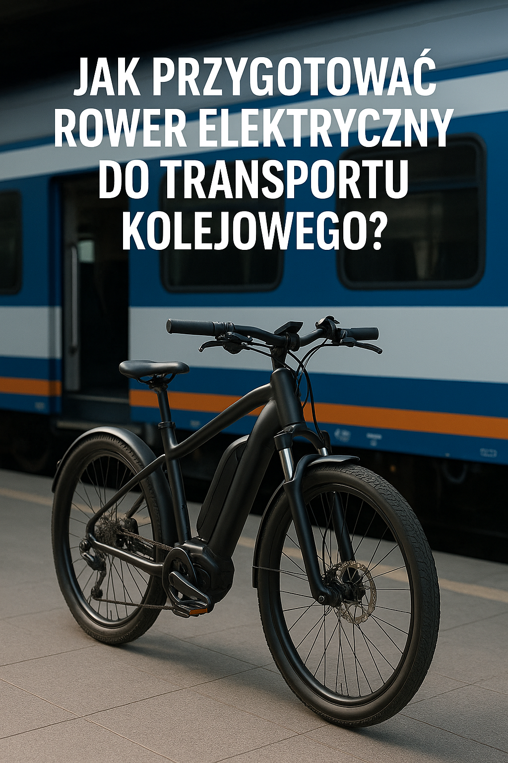 Jak przygotować rower elektryczny do transportu kolejowego