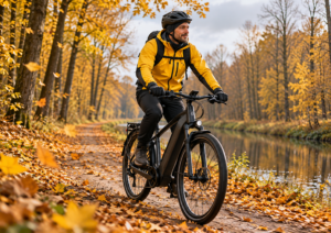 Jak się ubrać na rower elektryczny jesienią? 15, 10 i 5°C