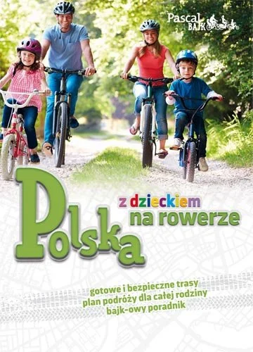 Okładka książki Polska z dzieckiem na rowerze