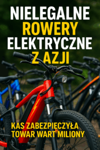 Nielegalne rowery elektryczne z Azji. KAS zabezpieczyła towar wart miliony