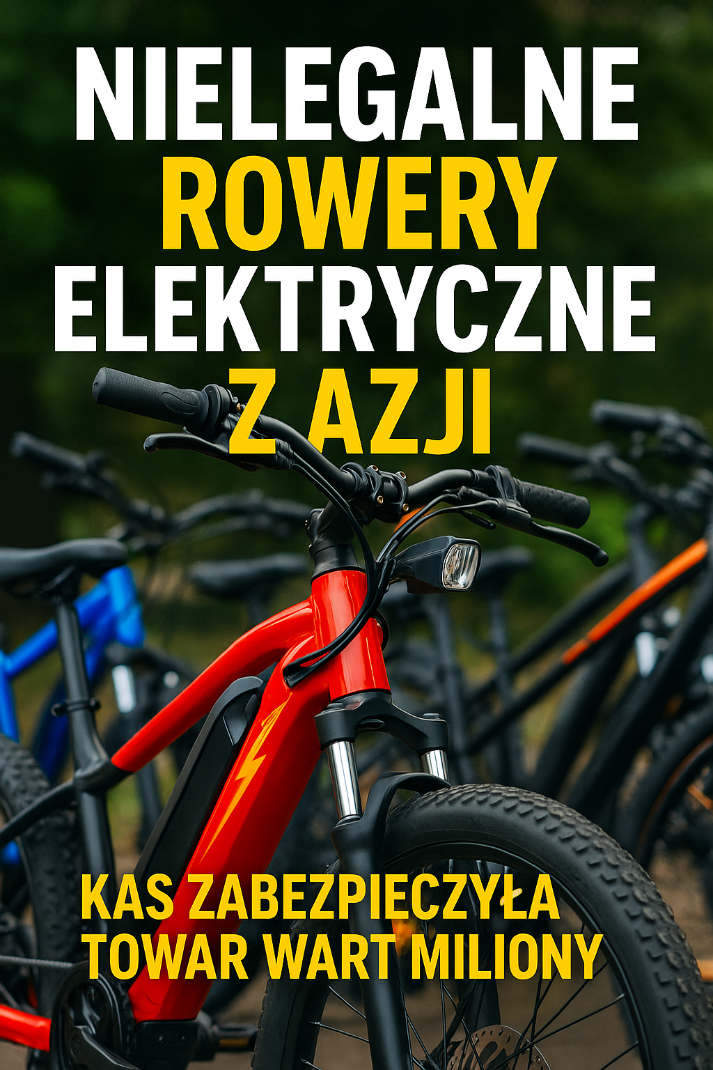 Nielegalne rowery elektryczne z Azji