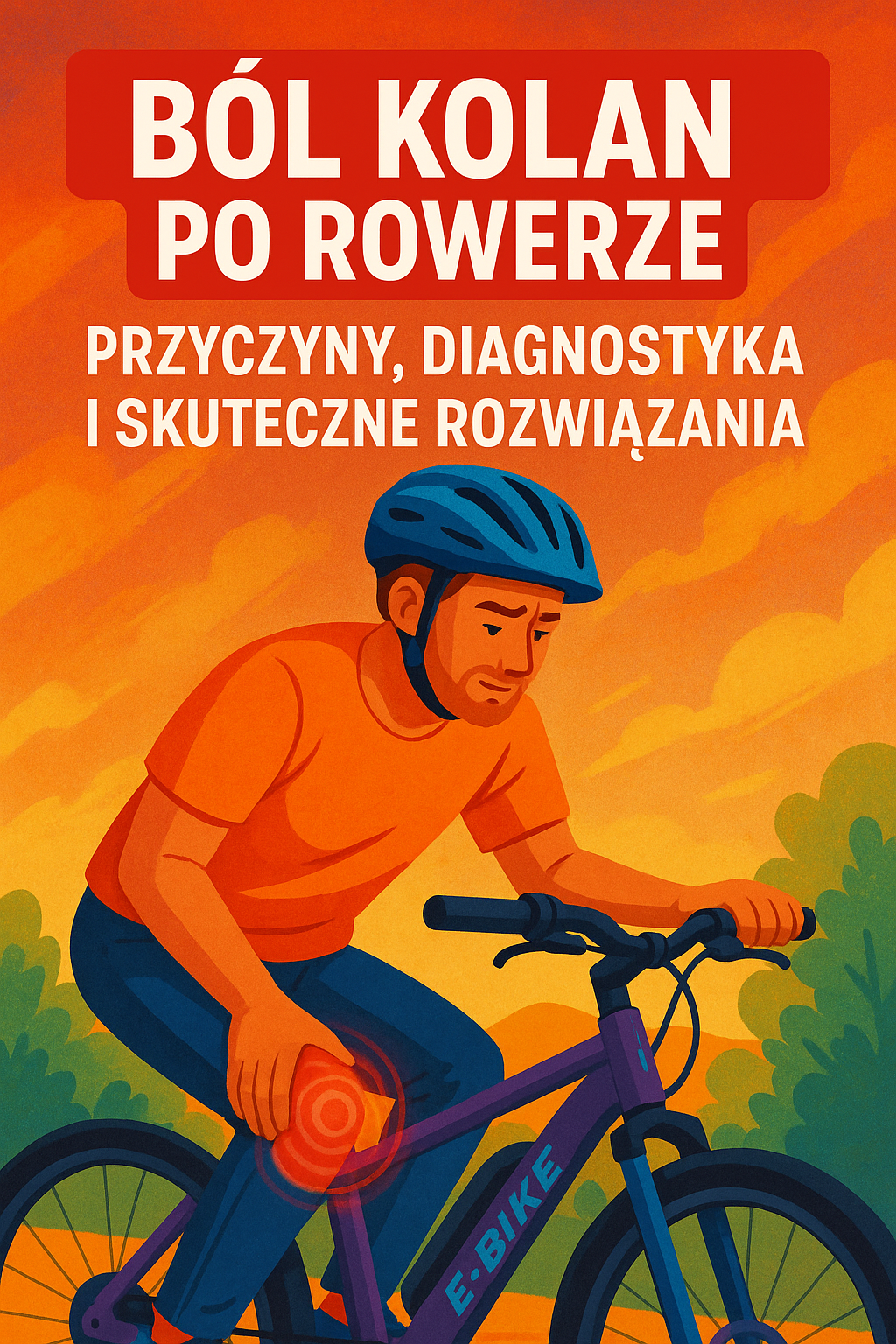Ból kolan po rowerze