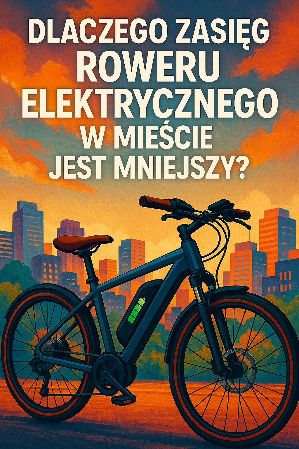Dlaczego zasięg roweru elektrycznego w mieście jest mniejszy