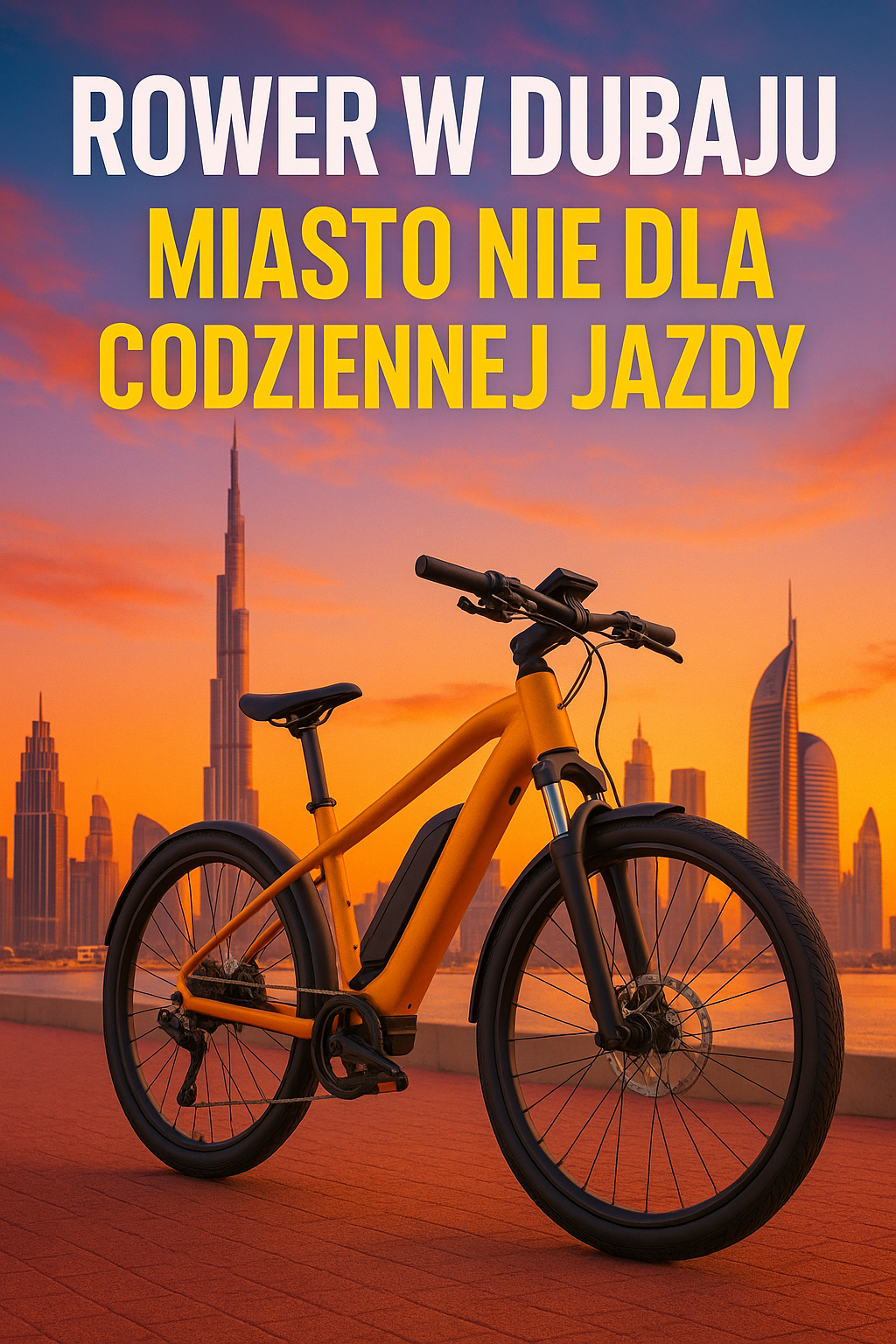 Rower w Dubaju – miasto nie dla codziennej jazdy