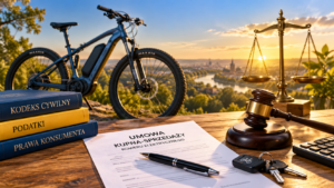 Umowa kupna-sprzedaży roweru elektrycznego – wzór, PCC i rękojmia