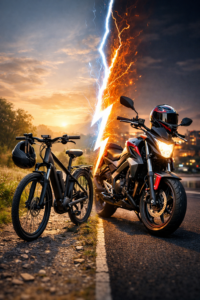 Rower elektryczny czy motocykl 125? Co wybrać?