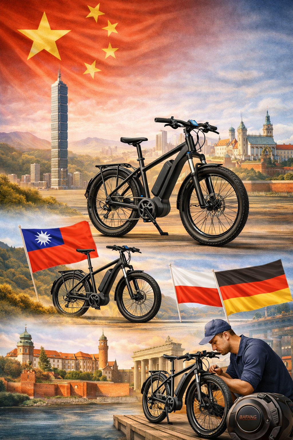 w jakim kraju produkuje się najwięcej rowerów elektrycznych – globalna produkcja e-bike