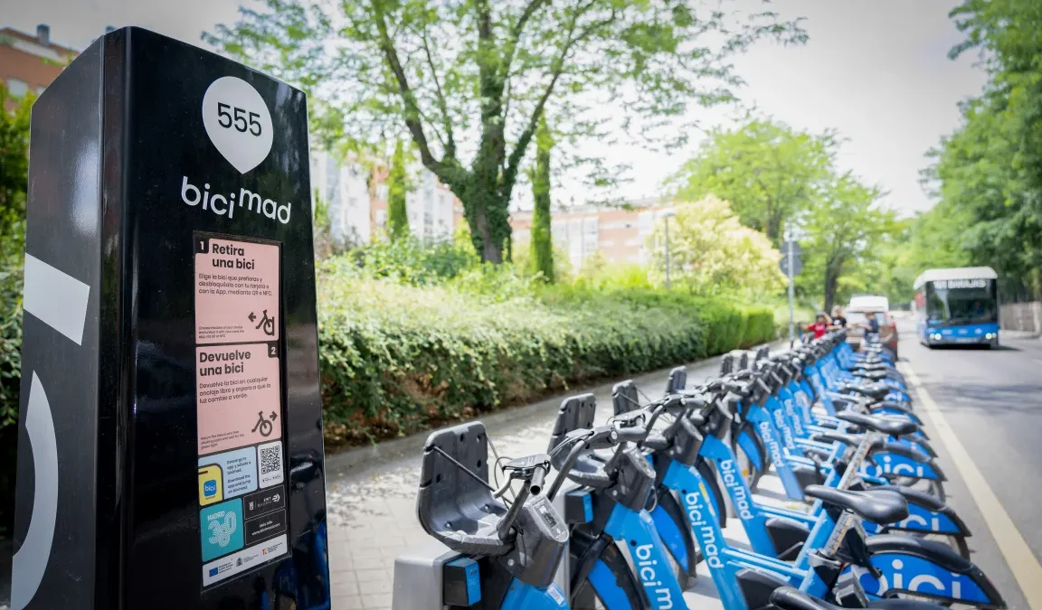 BiciMAD - publiczny system wypożyczania rowerów elektrycznych